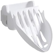 FONDOTIN Wall-Mounted Soap Dish with Drainage and Toothbrush Holder