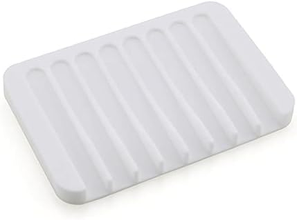 2Pcs Premium Silicone Soap Holder with Waterfall Design