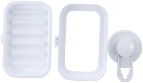 Suction Cup Soap Dish Removable Reusable Wall Mounted