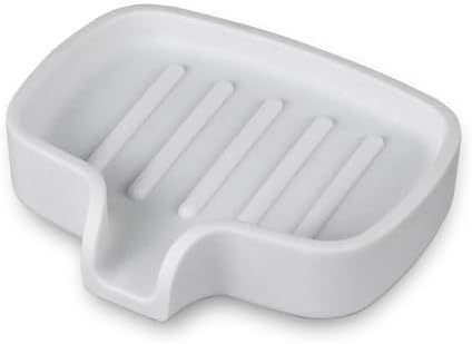 AMIREUX Elegant Marble Soap Dish with Drain Spout