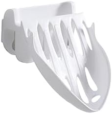 Luxshiny Wall-Mounted Soap Holder with Toothbrush Space
