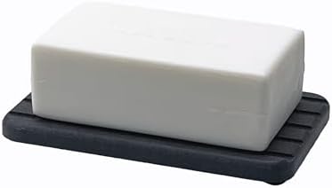 EXCHUES Parallel Lines Soap Dish Black