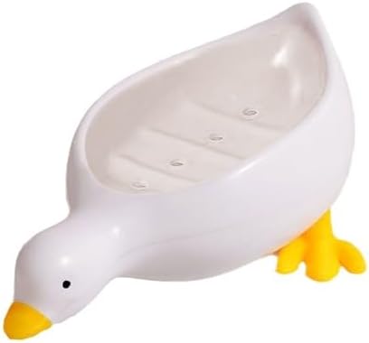 Duck Shape Soap Tray with Self Draining Design