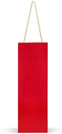 DEMDACO Red Pine Wine Lantern with LED Light