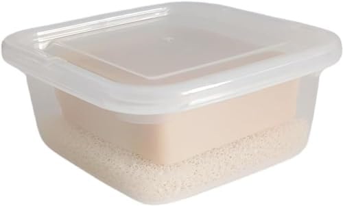 Tangseajiao Clear Bar Soap Holder with Lid for Travel and Bathroom Use