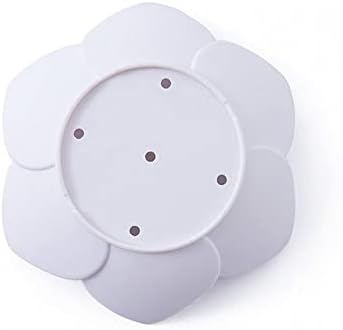 GXMRHWY Silicone Soap Dish Flower Shape White