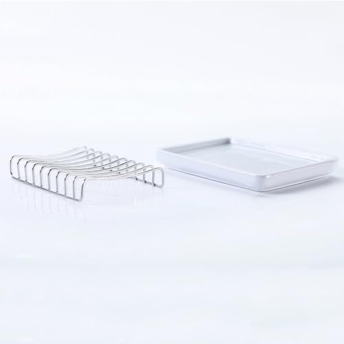 PRETYZOOM 2pcs Stainless Steel Soap Holder