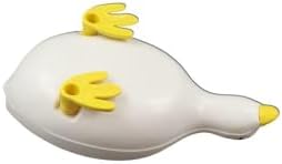 Yellow Duck Shape Soap Holder with Drain Cute Cartoon Design