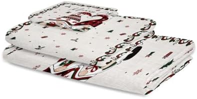 Smile Sunflower Christmas Towel Set of 3 1