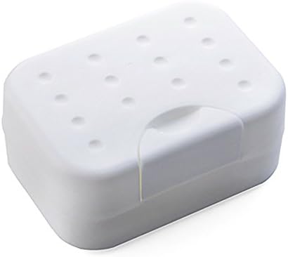 BILIKEYU Travel Soap Dish Box White One Size