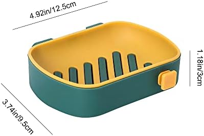 Self Adhesive Soap Dish Holder for Bathroom and Kitchen