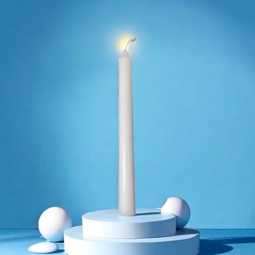 SwandTanpand Taper Candles 866 Tall 10 Pack White