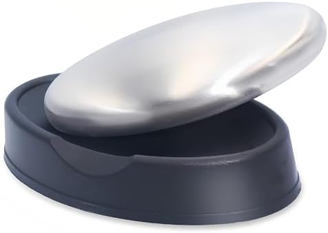 Ropto Stainless Steel Soap Bar - Odor Eliminator for Hands