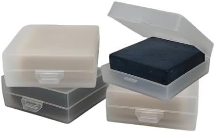 Elimeta Travel Soap Container Square 4-Pack Clear