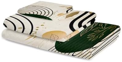 Smile Sunflower 3-Piece Towel Set - Boho Beige Linen