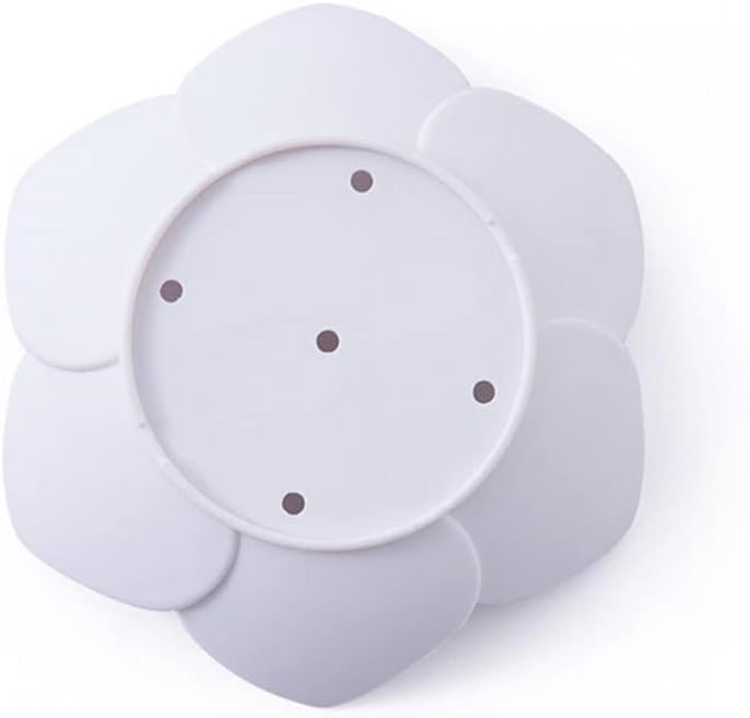 GXMRHWY Silicone Soap Dish Flower Shape White