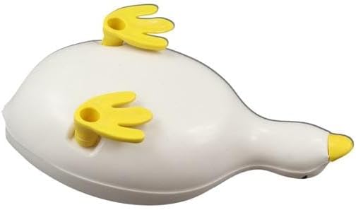 Yellow Duck Shape Soap Holder with Drain Cute Cartoon Design