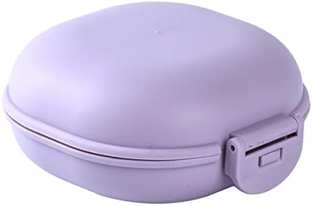 Winwinfly Purple Soap Holder Container Waterproof Portable Non-Slip