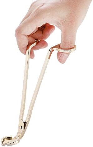 Beufee Gold Candle Wick Trimmer with Debris Tray