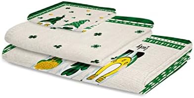 Anzona St Patricks Day 3-Piece Bath Towel Set 1