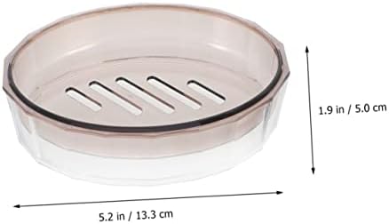 Mobestech 1Pc Creative Soap Draining Dish with Style for Bathroom Storage