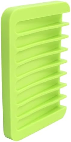Self Draining Soap Holder Premium Silicone Soap Dish for Shower and Kitchen