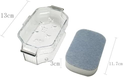 Wthree 2 pcs Punch-Free Soap Dish for Bathroom