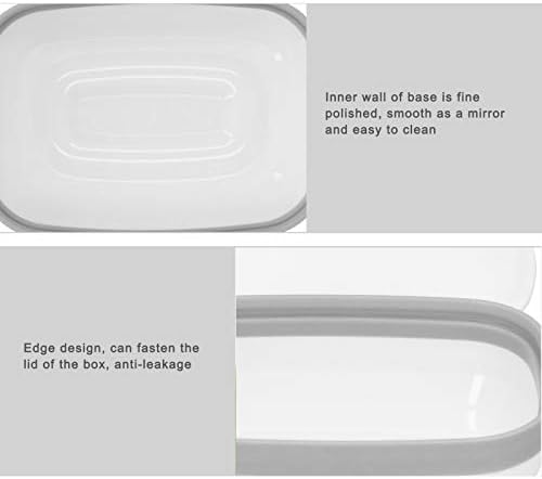 Gsycle Soap Holder with Lid for Home Travel Camping