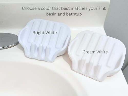 Spasilk Water Draining Soap Holder Cream White