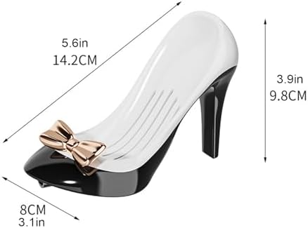 Creative High Heel Soap Holder with Suction Cup Drain Tray