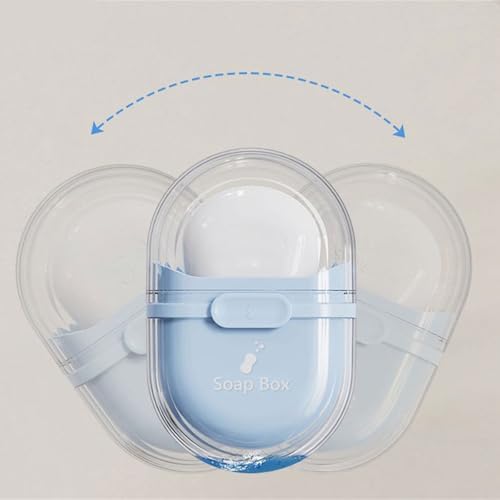 Leak-Proof Travel Soap Dish for Solid Soaps