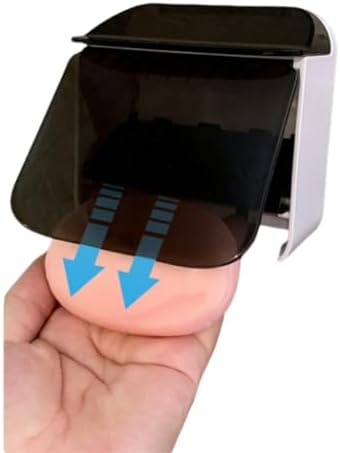 VZXAB Soap Dish Holder with Lid - Waterproof and Dustproof