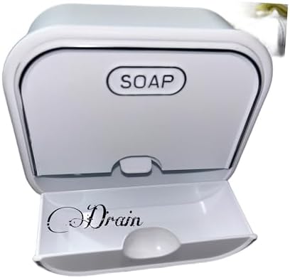 Waterproof Shower Soap Dish with Drainage Peel and Stick