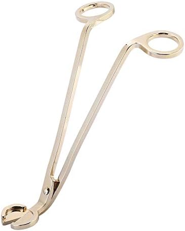 Beufee Gold Candle Wick Trimmer with Debris Tray