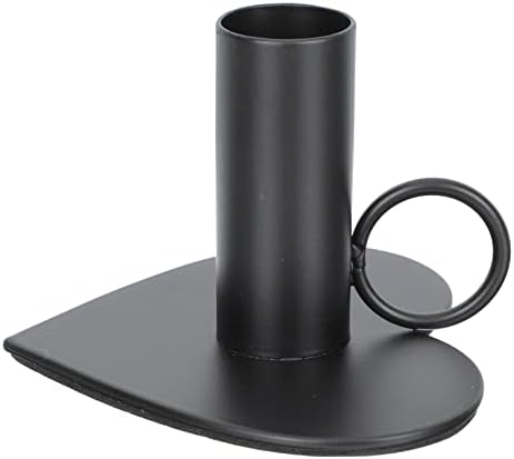 Heart Shaped Candlestick Holder Iron Design