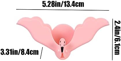 Flamingo Soap Dish Wall Mounted Holder for Home Kitchen Bathroom