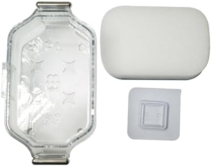 Wthree 2 pcs Punch-Free Soap Dish for Bathroom