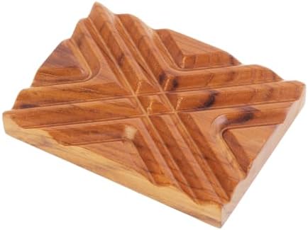 Teak Soap Dish by Casabene for Shower and Kitchen 1