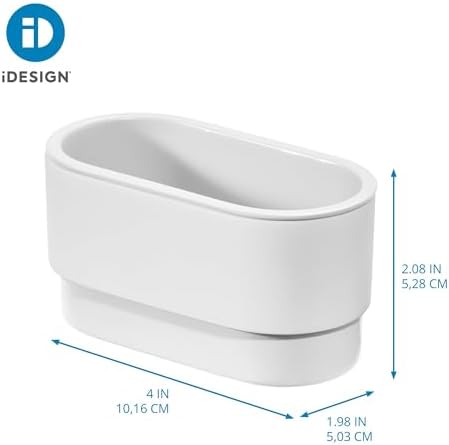 iDesign Self-Adhesive Soap Dish - White