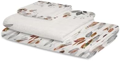 Smile Sunflower 3 Piece Bath Towel Set