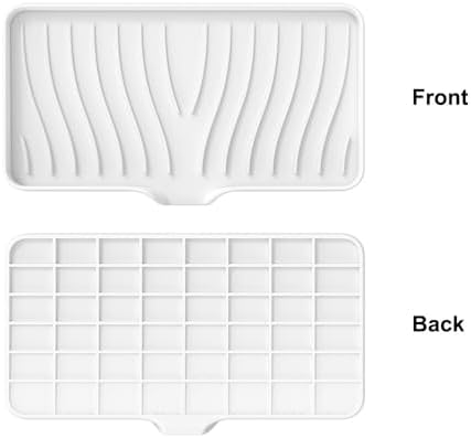 Silicone Soap Dish 2PCS Non-Slip Drainage Kitchen Bathroom Holder