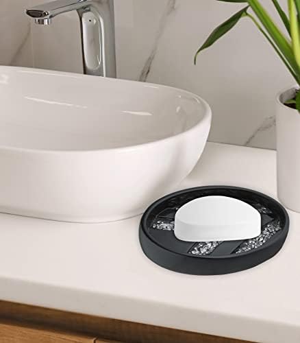 Popular Bath Sinatra Modern Soap Dish - Black