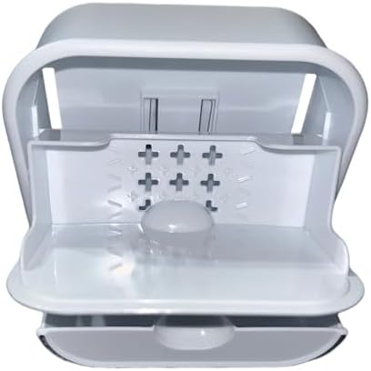 Waterproof Shower Soap Dish with Drainage Peel and Stick