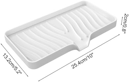 Silicone Soap Dish 2PCS Non-Slip Drainage Kitchen Bathroom Holder