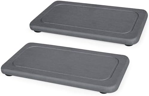 Ude-licate 2PCS Diatomite Faucet Mat for Kitchen and Bathroom 1