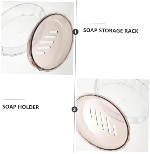 Mobestech 1Pc Creative Soap Draining Dish with Style for Bathroom Storage