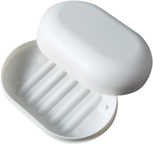 WsjiaboFux Portable Soap Dish with Lid 1