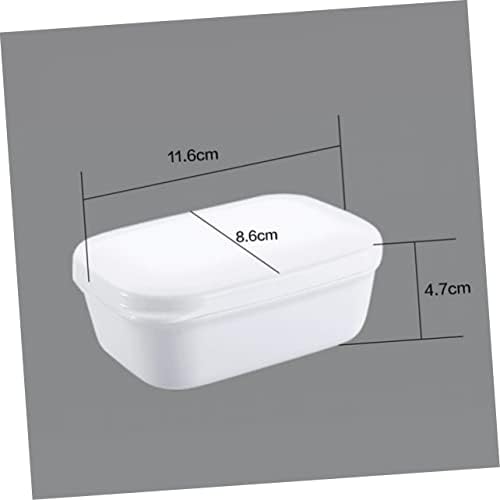 PRETYZOOM Leakproof Soap Box with Drainer for Bathroom and Travel