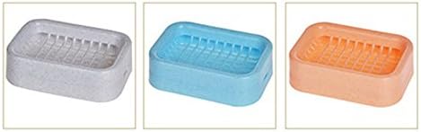 Sumddy 2PCS Plastic Soap Draining Holder for Home and Travel