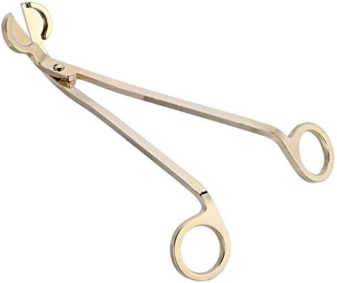 Beufee Gold Candle Wick Trimmer with Debris Tray